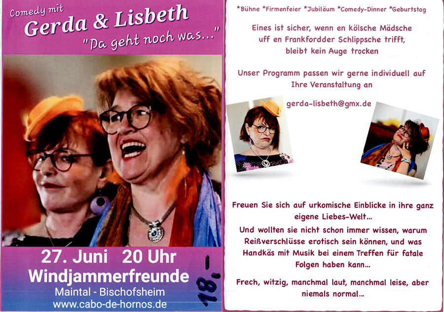 Flyer „Gerda & Lisbeth – da geht noch was ...“